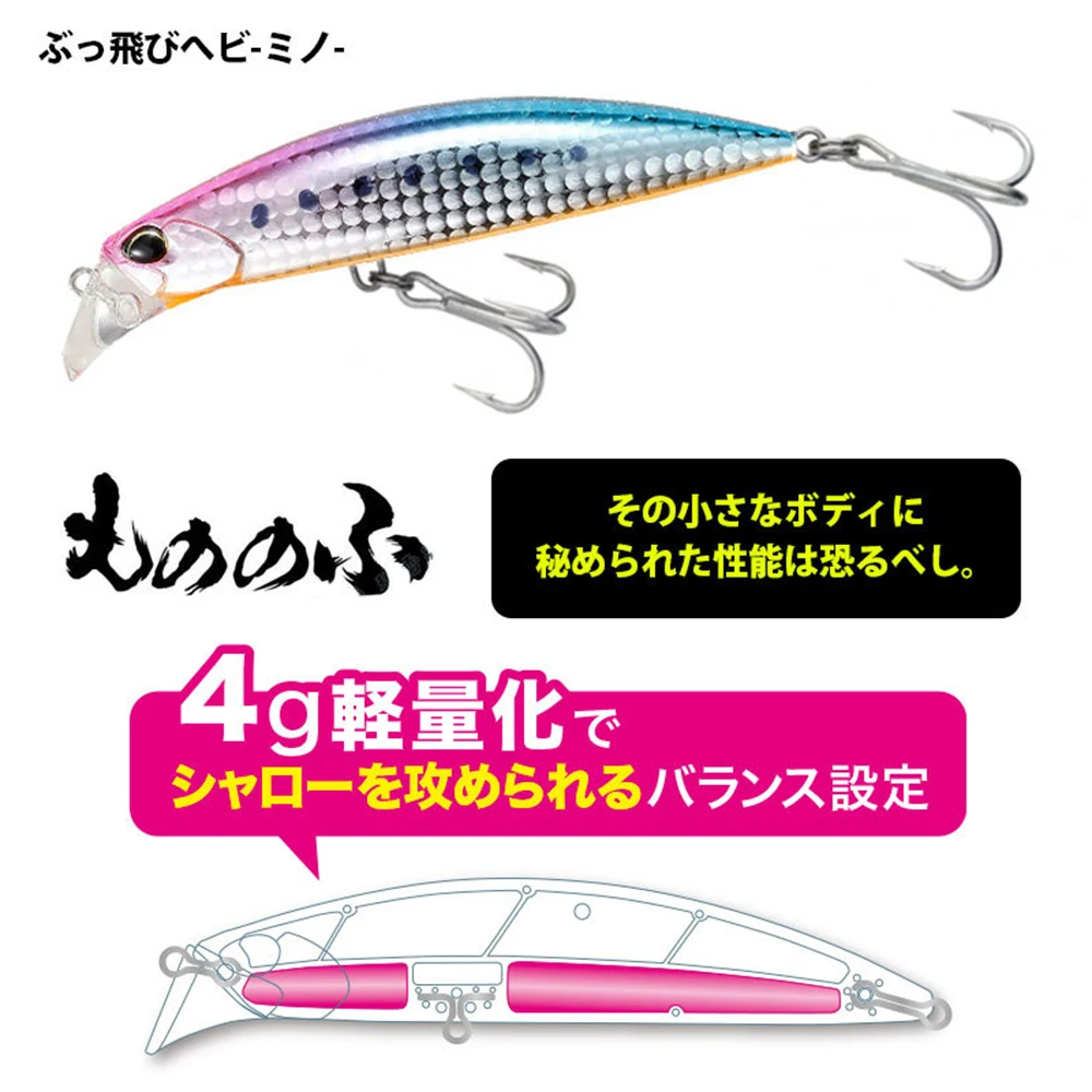 Señuelos de Pesca que se hunden Minnow Wobbler, cebo duro Artificial de fundición larga, accesorios de pesca de agua salada, lubina MN711, 9,5 cm, 30g - imagen 5