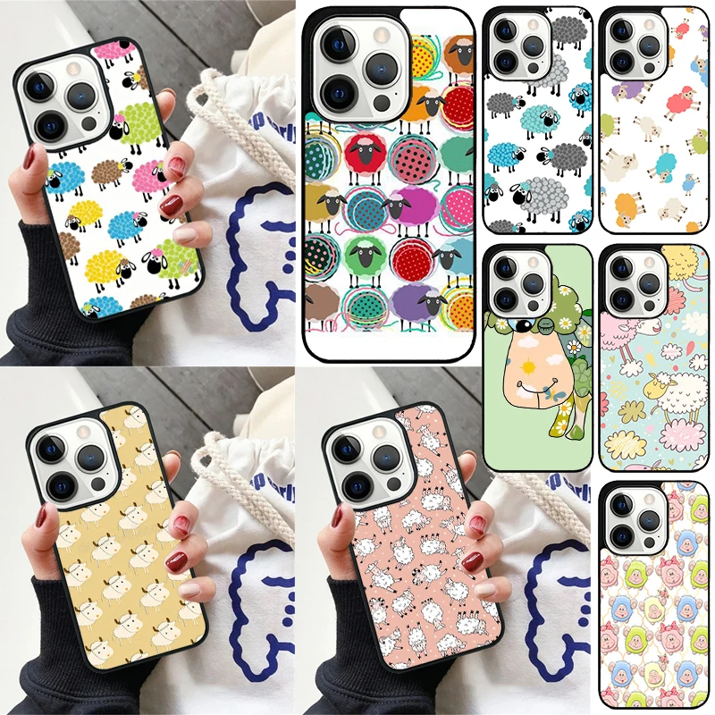 Funda oveja colorida para iPhone – Diseño original y divertido