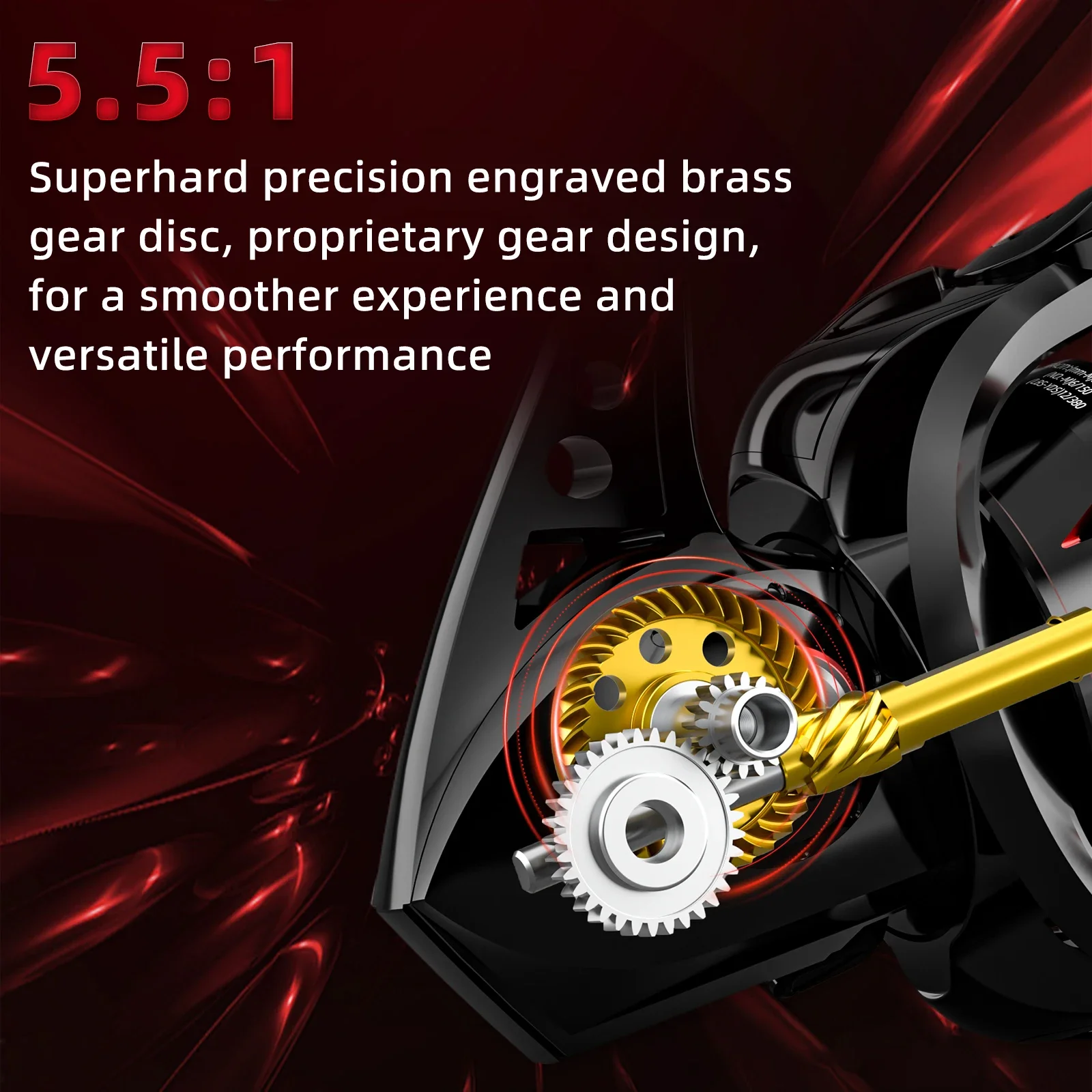 Carrete de pesca giratorio de agua salada 5000H 6000H arrastre máximo 39,7 libras carrete de aluminio de fundición larga 5,5: 1 relación de engranaje de cebo rodamientos suaves - imagen 5