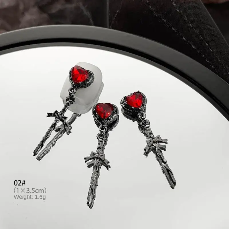 Joyería para uñas de aleación de 1/2/4 piezas, no es fácil de romper, joyería de aleación, Spider Punk, Health & Beauty, Spider Nai, materiales de alta calidad - imagen 5