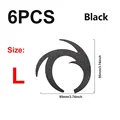 6PCS L Black