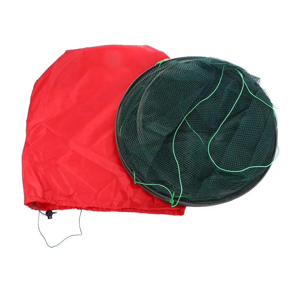 Red de pesca plegable, trampa para peces, camarones, Crayfish Catcher, estanque, malla de aterrizaje, red de pesca abierta, Red de caída - imagen 3