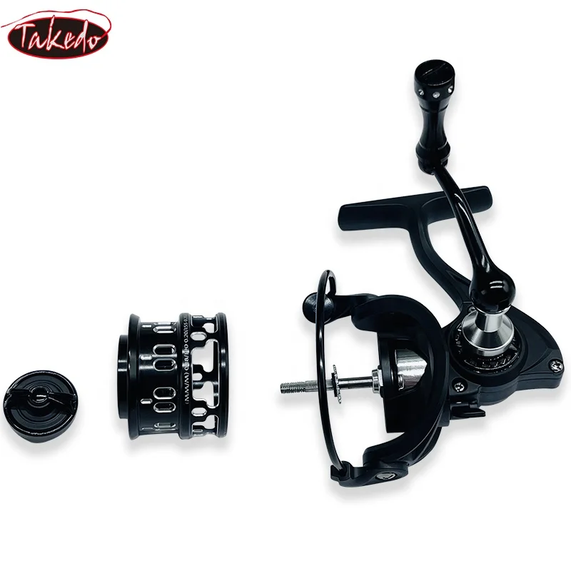 Carretes de pesca de carpa TAKEDO ST08 1000S 2000S 3000S doble agarre Peche Carretilha Baitcasting carrete giratorio agua salada - imagen 4