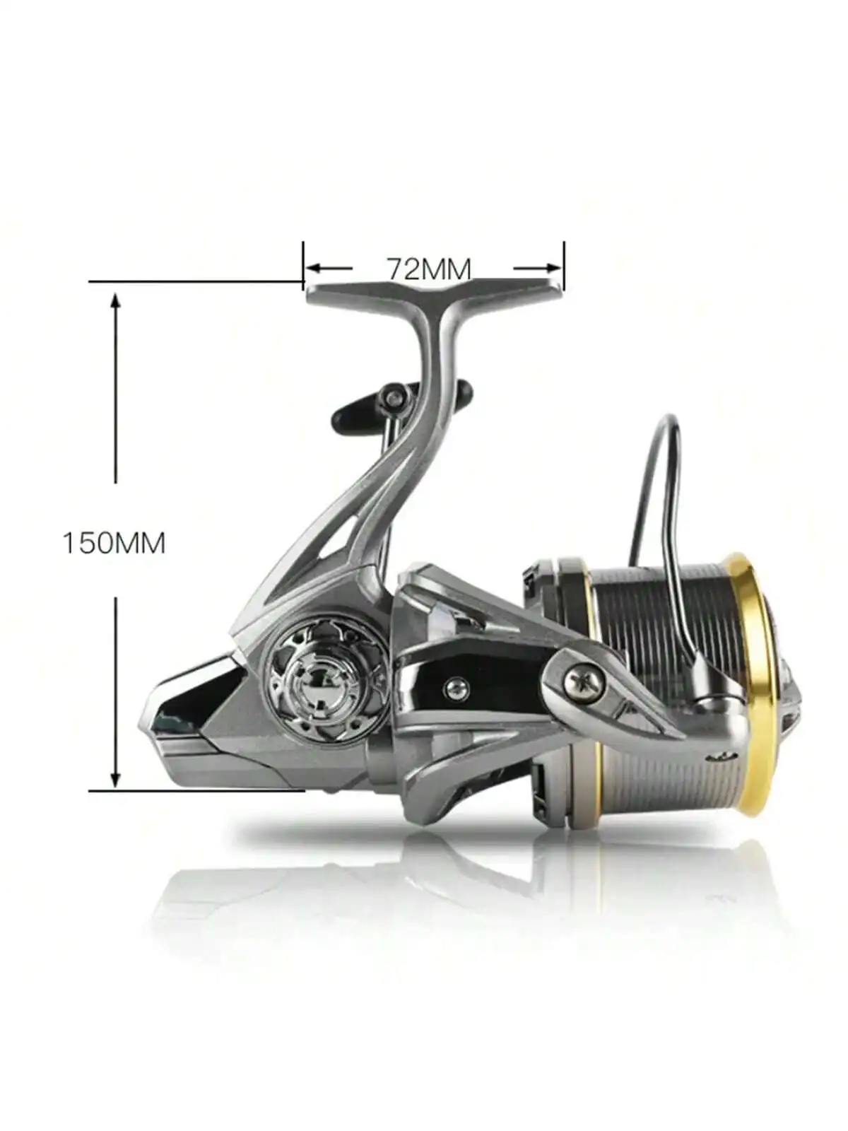 Rueda giratoria larga ultraligera con rodamientos de acero inoxidable para carrete de pesca giratorio 8000-14000 carrete de pesca fuerte de 25KG - imagen 5