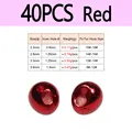 40pcs Red