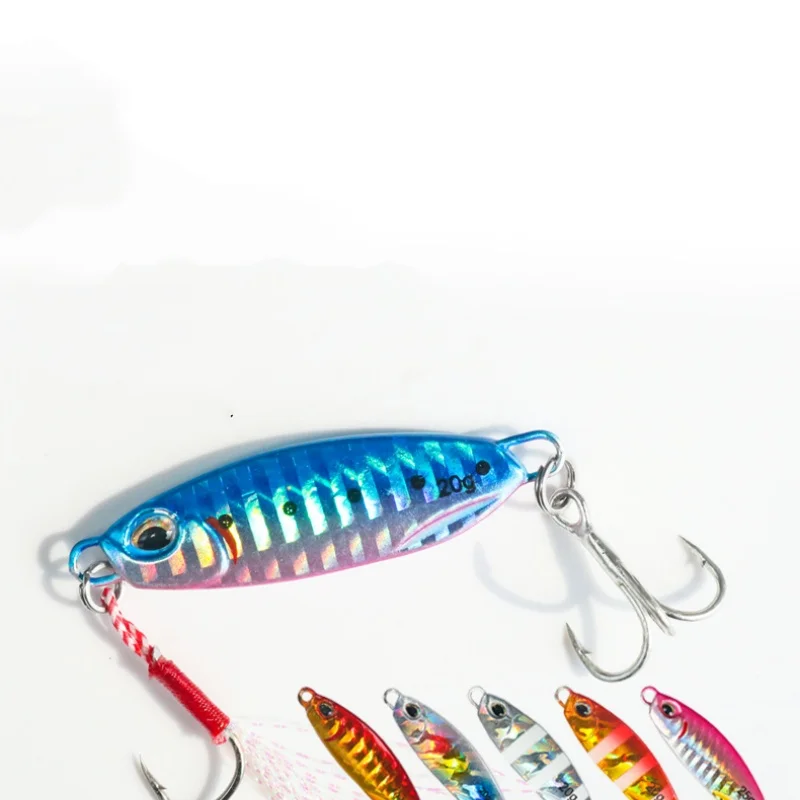 Señuelo de pesca pequeño, Jigbait corto, señuelos artificiales, cebo de Metal duro, anzuelo de simulación, serie japonesa, 1 pieza en oferta - imagen 4