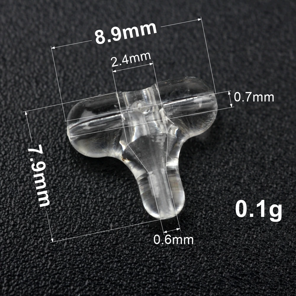 Cuentas T Transparentes con Clip – Accesorios Montaje Señuelos - imagen 2