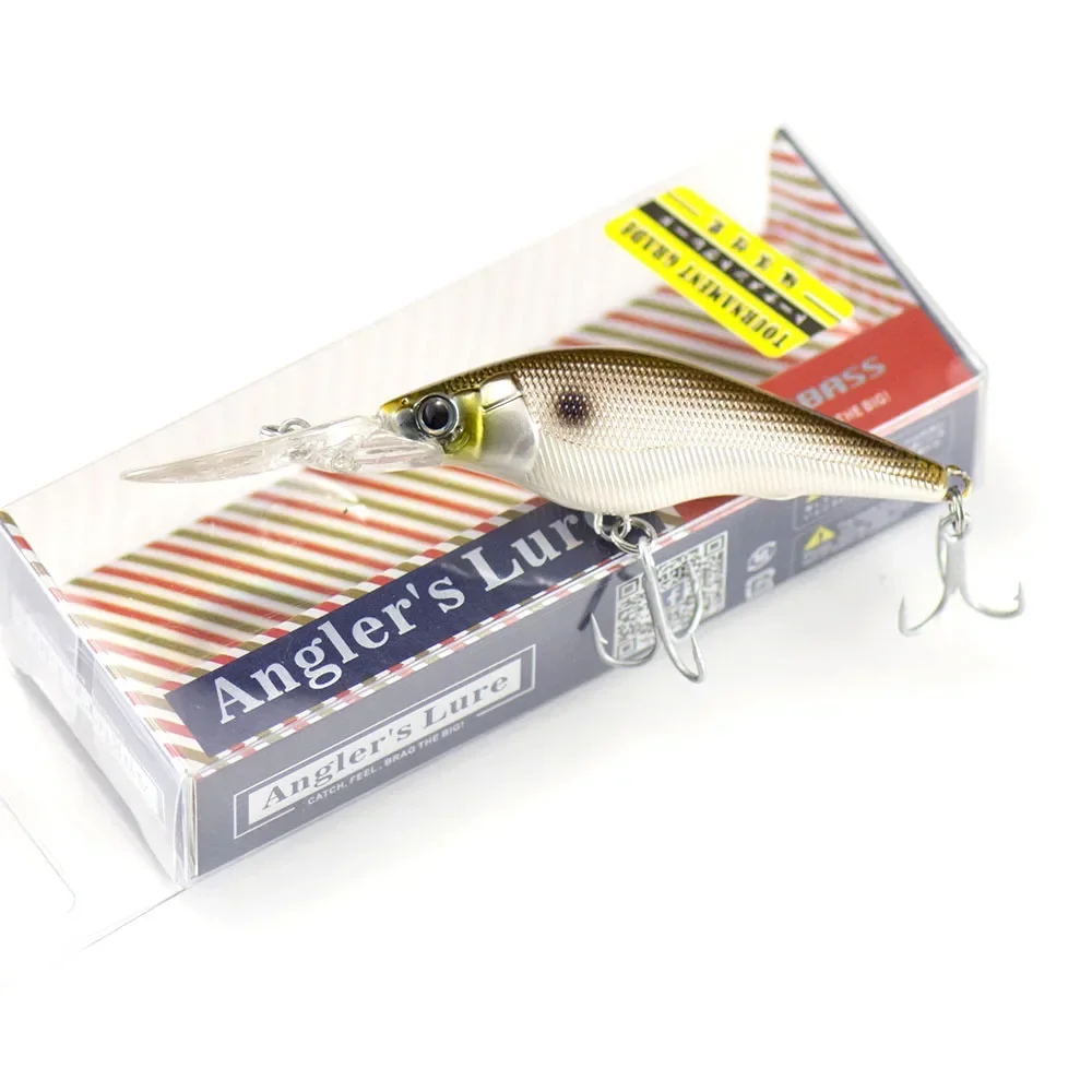 Countbass Shad Crank 60mm 7g Hardbait Señuelos de pesca Wobbler flotantes de pescador de agua dulce