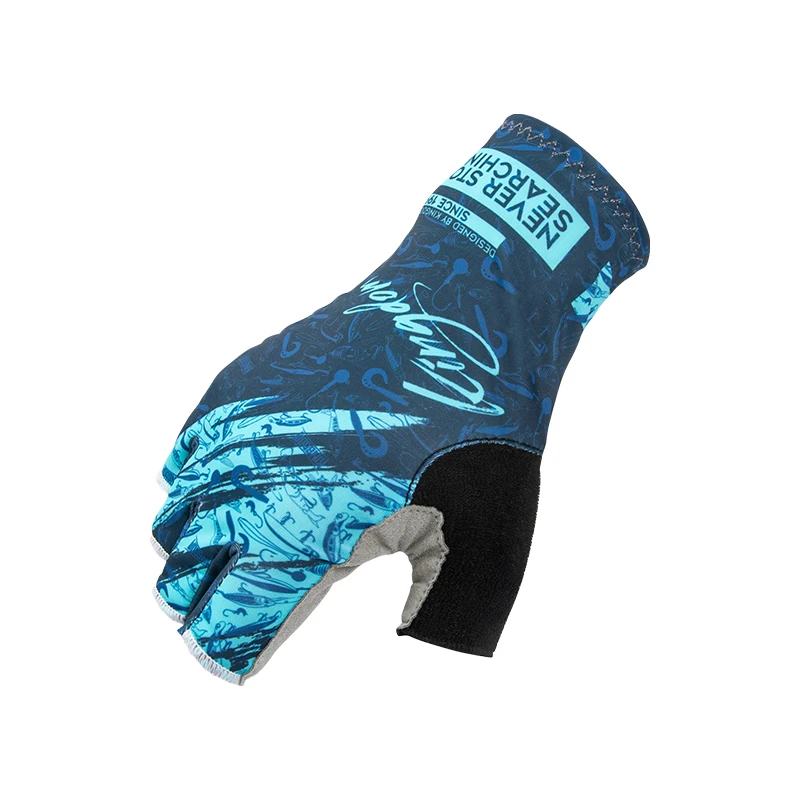 Guantes King Lure medio dedo – Transpirables antideslizantes - imagen 2