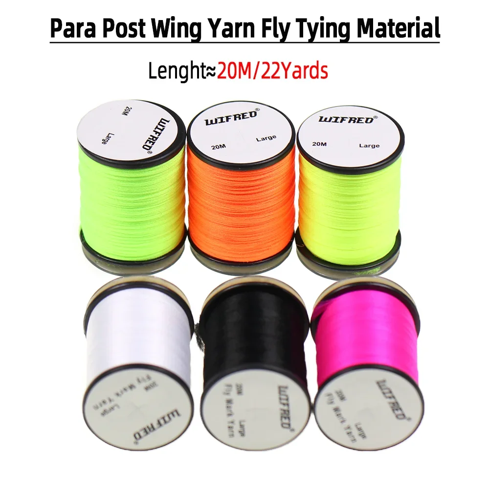 Wifreo, 2 uds/6 uds., Para poste, ala, hilo flotante, Material de atado de moscas para ninfas emergentes, poste de paracaídas, ala dividida, mosca seca, señuelo de trucha - imagen 2