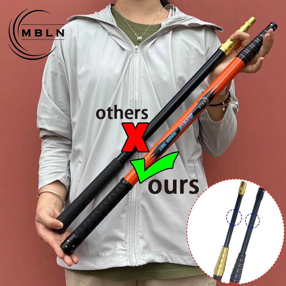 MBLN Red de Aterrizaje Extensible Aluminio – Cabeza Grande Pesca - imagen 2