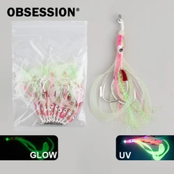 Anzuelos Asistencia Obsession HK018 – Jigging Lento con Falda Calamar