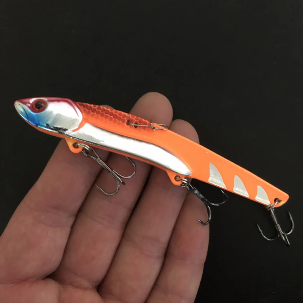 VIB-señuelo de pesca con vibración de Metal, cebo duro, Crankbait, Wobblers, agua salada, hielo, Jigging, Big Backer, 15g, 25g, 35g - imagen 2