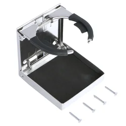 Portavasos plegable de acero inoxidable para embarcaciones de pesca