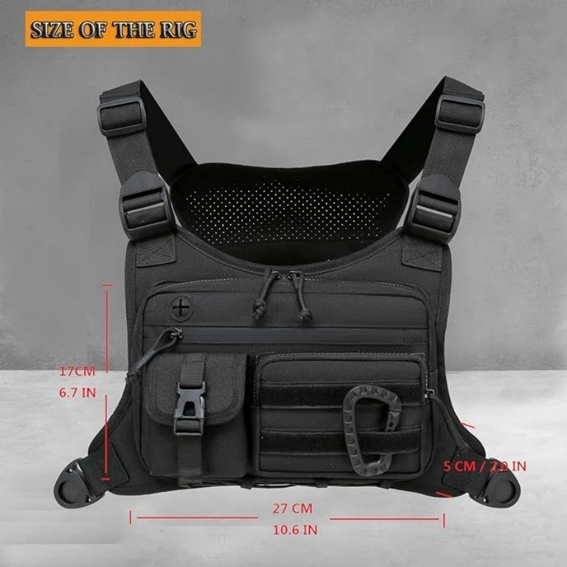 Chaleco táctico multifuncional hombre caza camping viajes - imagen 2