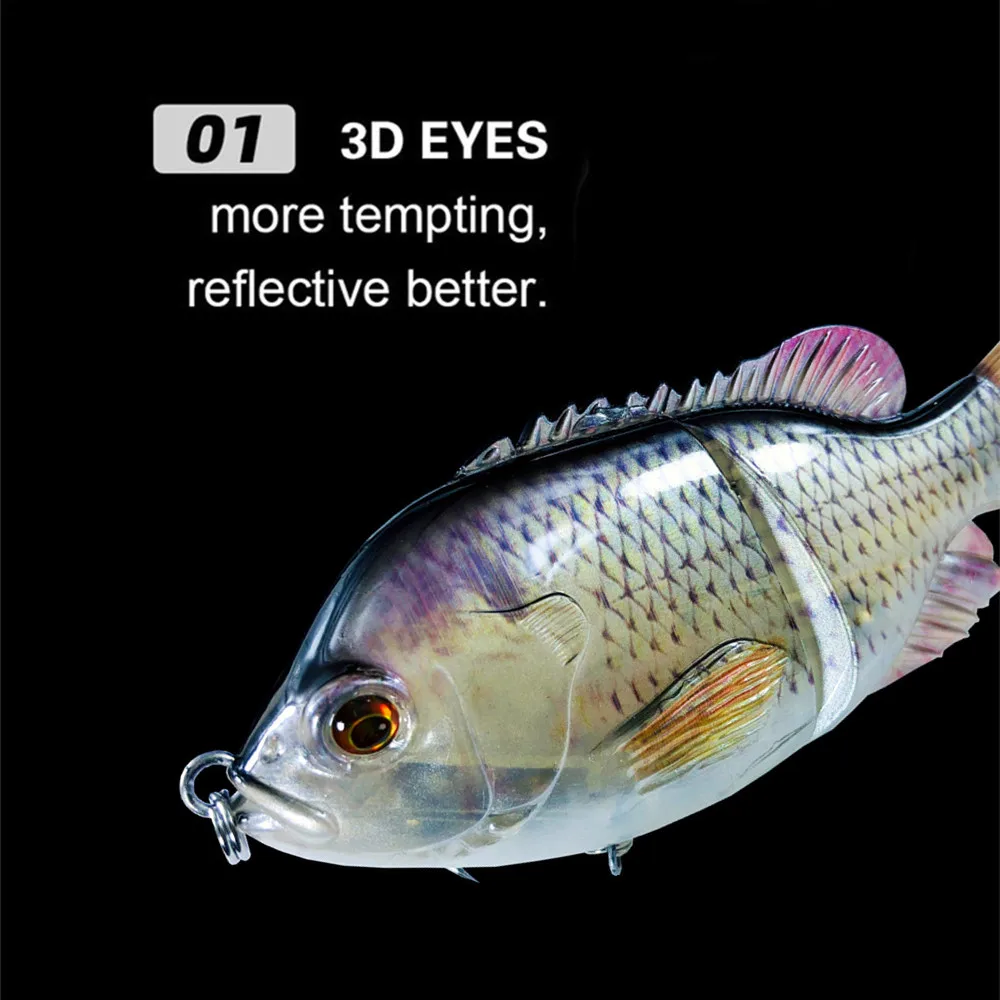 Señuelos articulados para pesca, cebo duro que se hunde, 14cm, 58g, 1 unidad, novedad