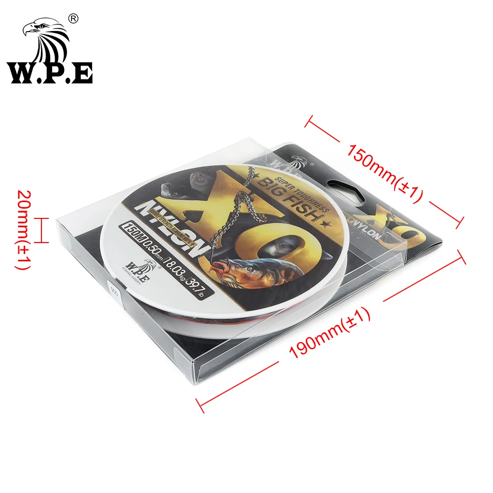 W.P.E X9 Sedal nailon para bacalao - Alta resistencia - imagen 4