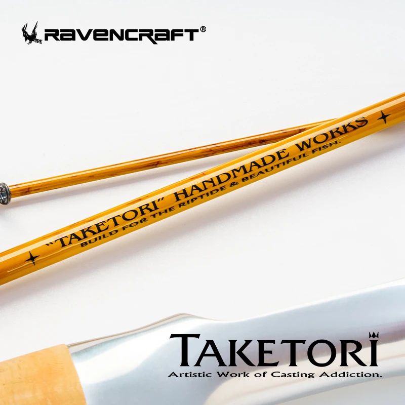 Caña de pescar carbono Ravencraft Take Tori – Spinning para corriente - imagen 4