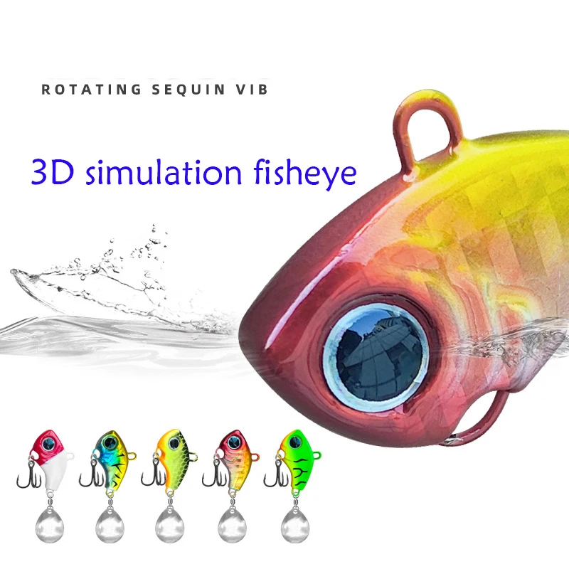 Testar Señuelos de Pesca 5g 7g 10g 15g 20g oscilantes giratorios de Metal Vib cola de vibración cebos duros artificiales Jig Spinner cuchara Pesca - imagen 3