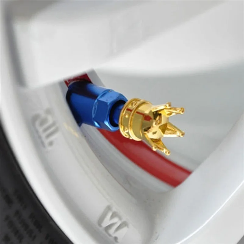 2 unid/set de tapas para vástago de válvula de estilo americano, coronas, boquillas de Gas innovadoras, cubiertas antipolvo, accesorio para bicicleta