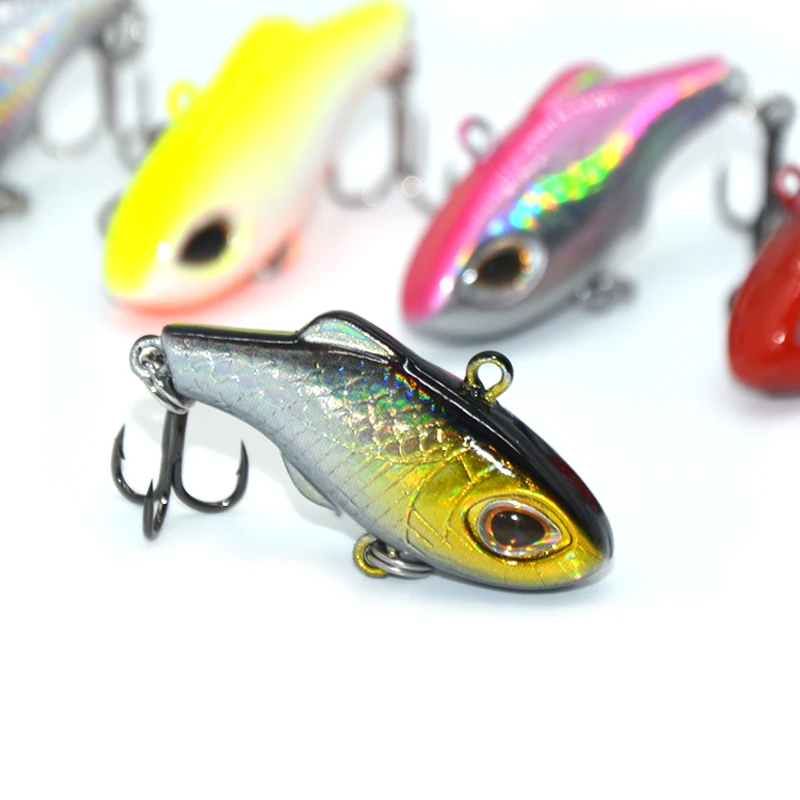 TAKEDO HG28 cebo Artificial de pesca de mar 5,2 cm 3,5g VIB Swimbait Wobbler señuelo de pesca Peche anzuelo triple para bagre señuelo de lubina - imagen 5