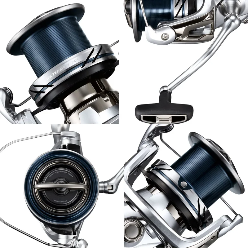 SHIMANO 2024 ULTEGRA XR 14000XTD/XSD carrete de pesca de agua de mar 535g 4,3: 1 7 + 1 arrastre máximo 20kg carrete de pesca silencioso infinitario - imagen 3