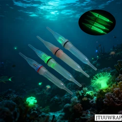 3 uds LED 8,5 cm Mini luces de cebo fluorescentes impermeables para pesca equipo de pesca portátil