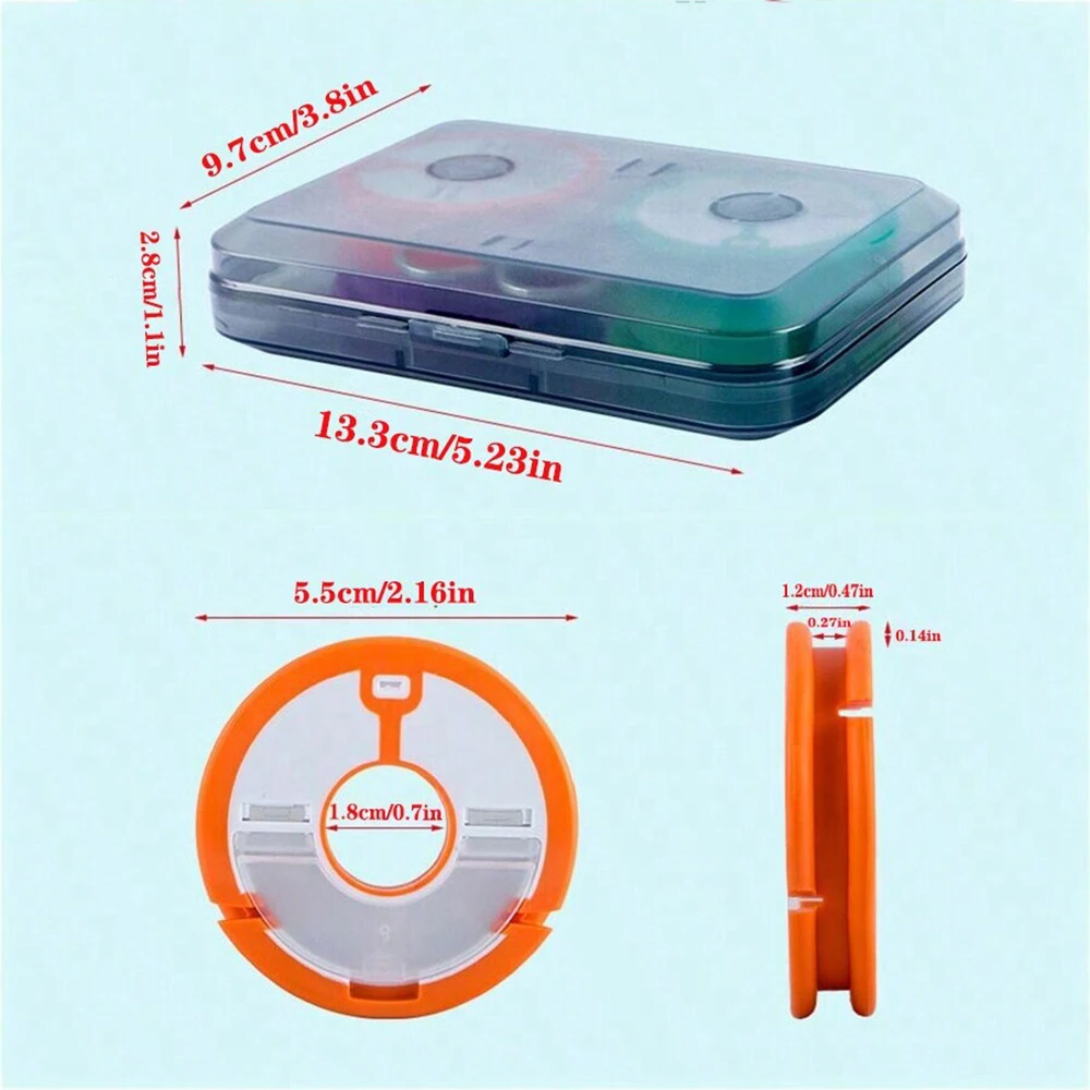 Caja de línea principal de pesca, tablero de bobinado, bobina de silicona de 4 ejes, tijeras de pesca, accesorios de pesca, caja de herramientas, suministros de aparejos de pesca - imagen 4