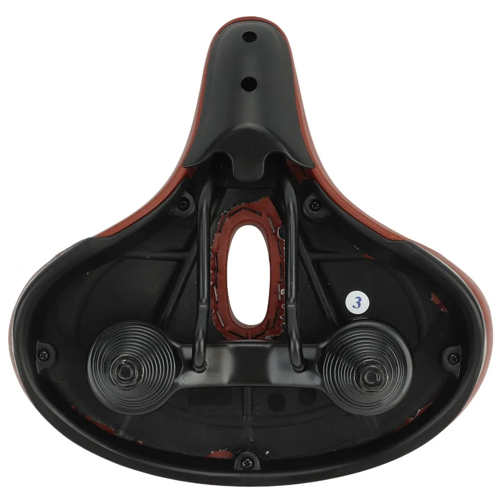Asiento de bicicleta en cuero PU impermeable y transpirable - imagen 3