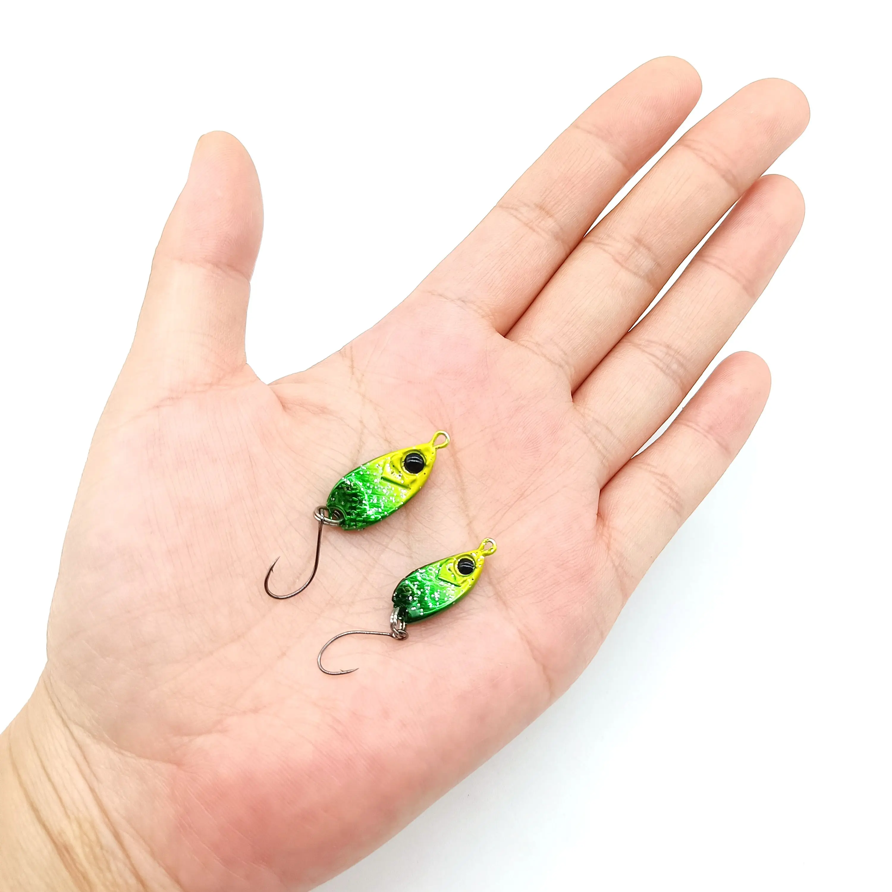 DUODUOYU-señuelo de pesca Micro JIG, 3g/5g, cuchara de plantilla pequeña, Jigging, aparejos de cebo Artificial para pesca de lubina, 1 pieza, nuevo - imagen 4