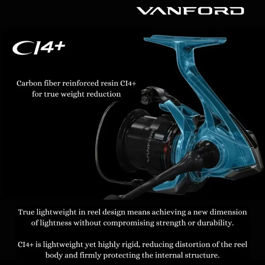 Original 2024 Shimano VANFORD Max Drag 2,5-11 kg MGL Rotor CI4 + cuerpo carrete de larga duración accionamiento silencioso carrete giratorio de agua salada - imagen 3