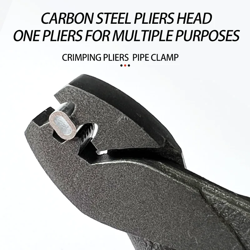 Herramientas de pesca, alicates de corte de alambre multifuncionales duraderos, alicates de prensado de pesca, herramienta con mango de goma, aparejos de alicates de pesca - imagen 4