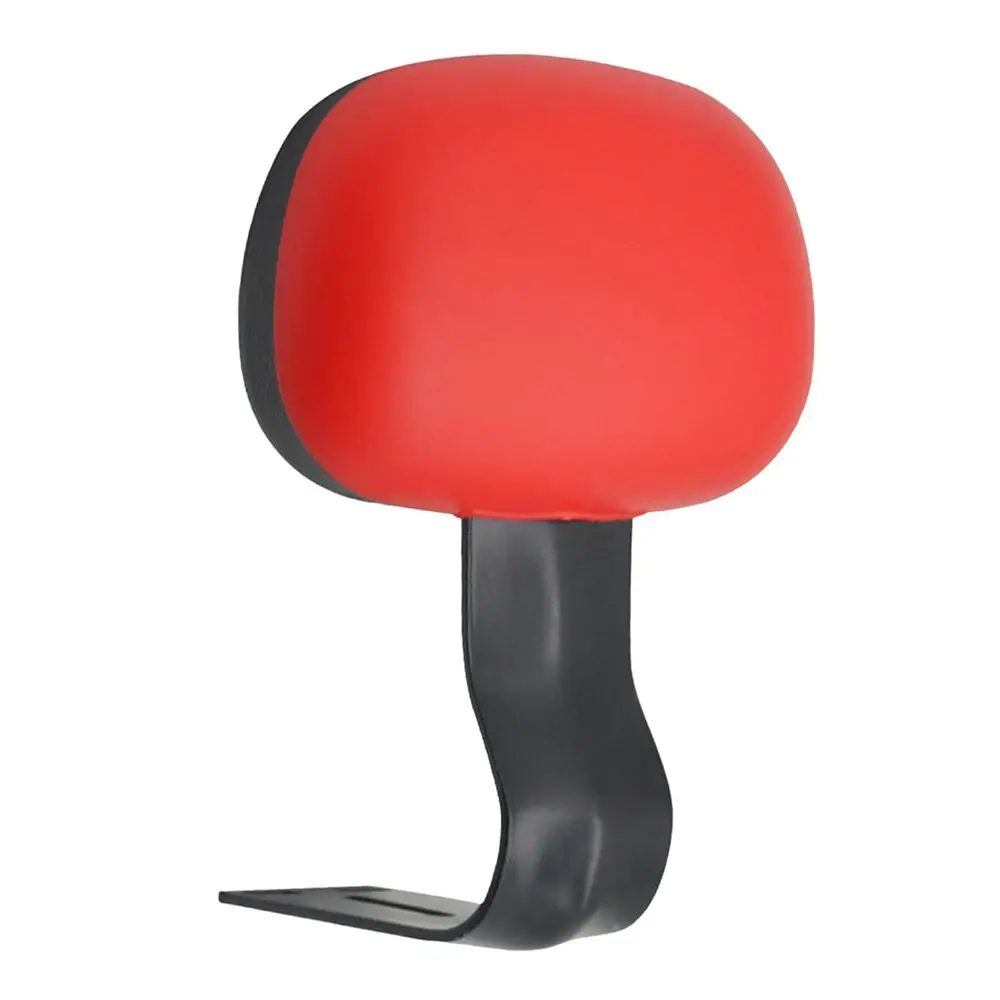 Comodidad y estilo mejorados con este vibrante asiento ergonómico rojo y negro