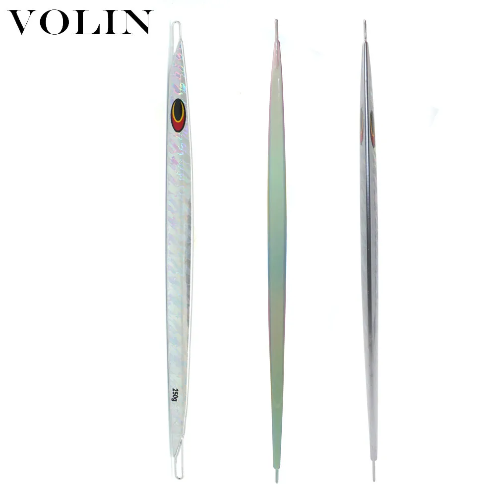 VOLIN-señuelo de pesca Jigging de Metal, cebo Artificial para agua salada, aparejos de pesca, 150g200g250g300g - imagen 4