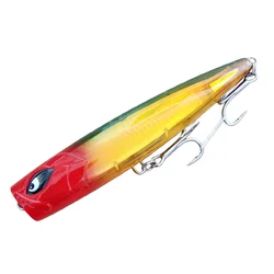 Noeby - Juego de 3 Señuelos de Pesca Tipo Popper, 165 mm, 68 g, Flotantes, Artificiales, para Pesca de Atún y Pez Rey