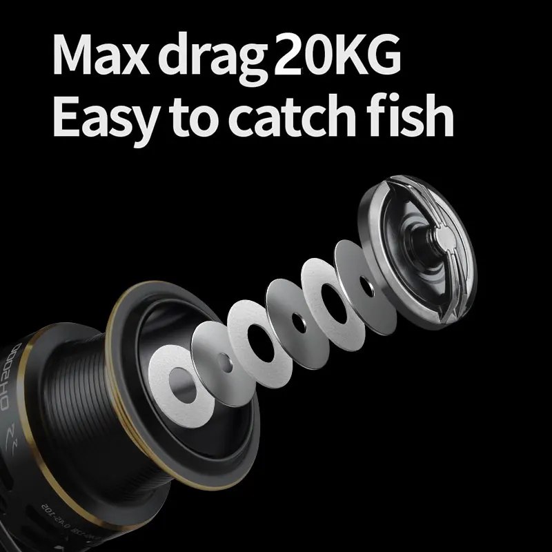 Carrete Carpfishing con Doble Freno – Giratorio para Carpa - imagen 4