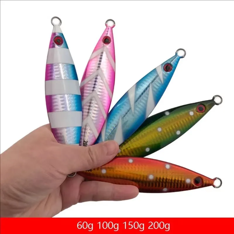 Plantilla jigging lento luminosa J12 – Lance largo para mar
