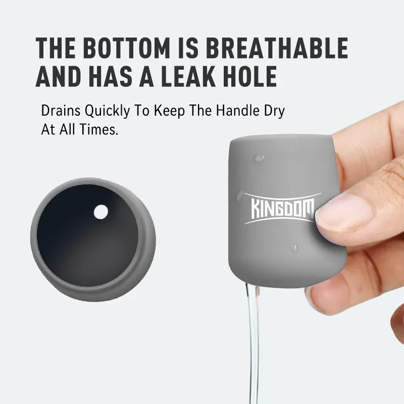 Kingdom Lure-funda protectora con mango de caña de pescar, tapón de varilla de silicona ajustado, Protector inferior, accesorios para aparejos de pesca, 1 Uds. - imagen 4