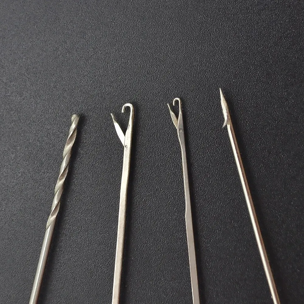 Hirisi-aguja de cebo para pesca de carpa, 4 piezas, con caja, herramientas, accesorios, BT05 - imagen 4