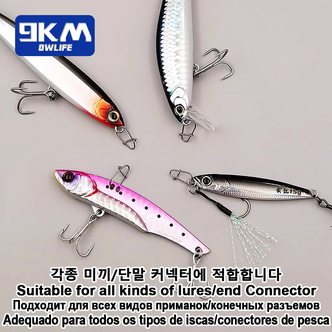 Clips Rápidos Crankbait Acero Inoxidable – Broches para Señuelos - imagen 4