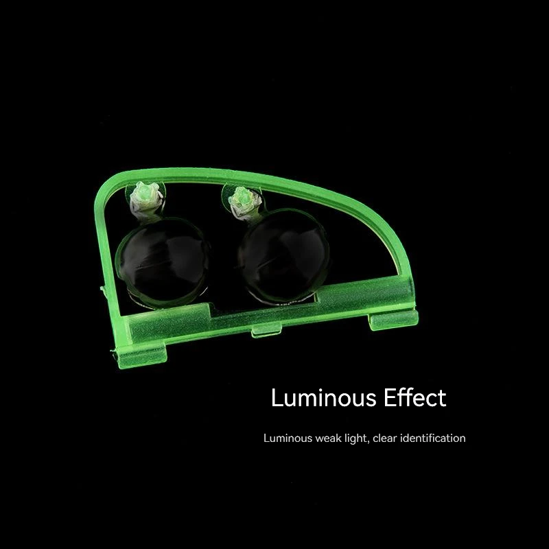 FTK-timbres dobles luminosos para Pesca nocturna, herramientas de Pesca con Clip, alarma de mordida de caña, accesorios de aparejos de Pesca rápidos portátiles, 10/20 piezas - imagen 3