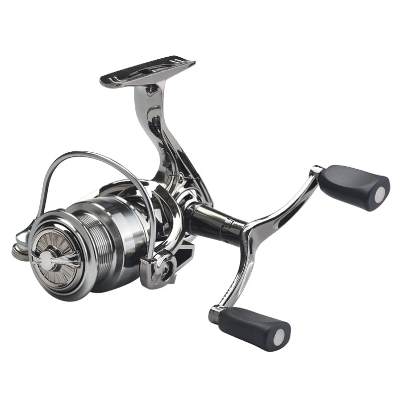 Carrete de pesca de agua salada anticorrosión, totalmente metálico, 5,2: 1, 13 + 1bb, Súper suave, de aluminio, poco profundo, giratorio, baitcasting - imagen 5