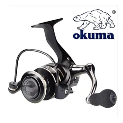Carrete Okuma AC2000-7000 spinning con freno potente y bobina metálica