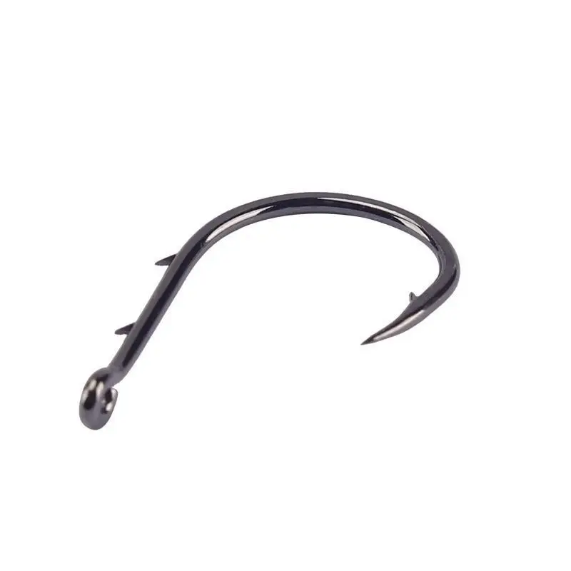 Mustad 10757 Anzuelos con púas – Acero de alto carbono para marinos - imagen 3