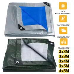 Lona impermeable para pesca con ojales – Resistente UV y desgarro