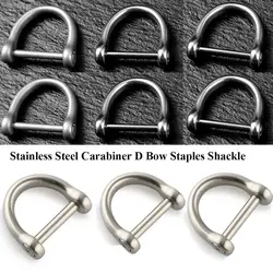 Conectores pesca acero inoxidable – D clip y mosquetón