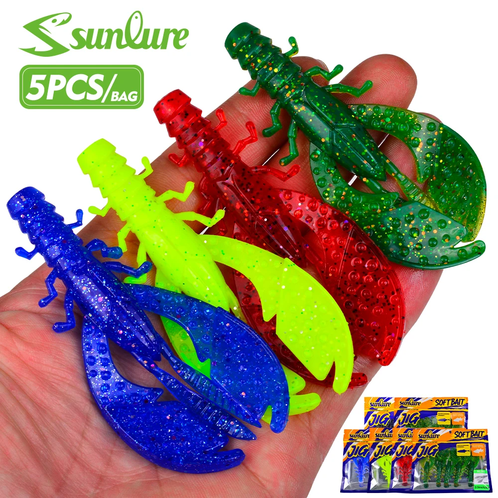 Sunlure Biomimético Señuelo Silicona Camarón – Agua Salada - imagen 2