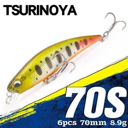 TSURINOYA 70S Jerkbait Señuelo Hundido para Lucio y Trucha
