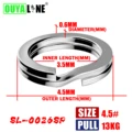 Silver 4.5mm 100pcs