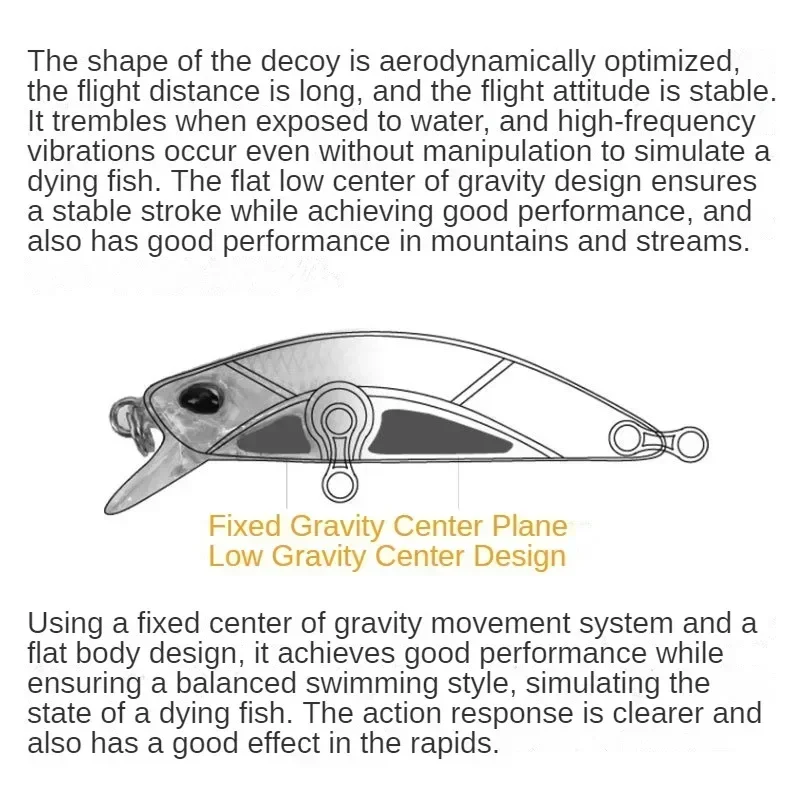 Señuelos de Pesca hundidos Micro Minnow 5cm 3,5g Jerkbait Wobbler vibración Swimbait cebo duro Artificial aparejos de Pesca - imagen 5